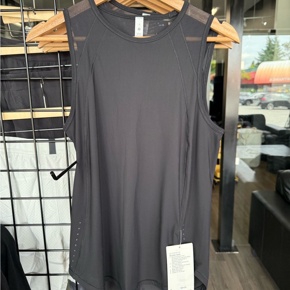 lululemon athletica Black Tank Top